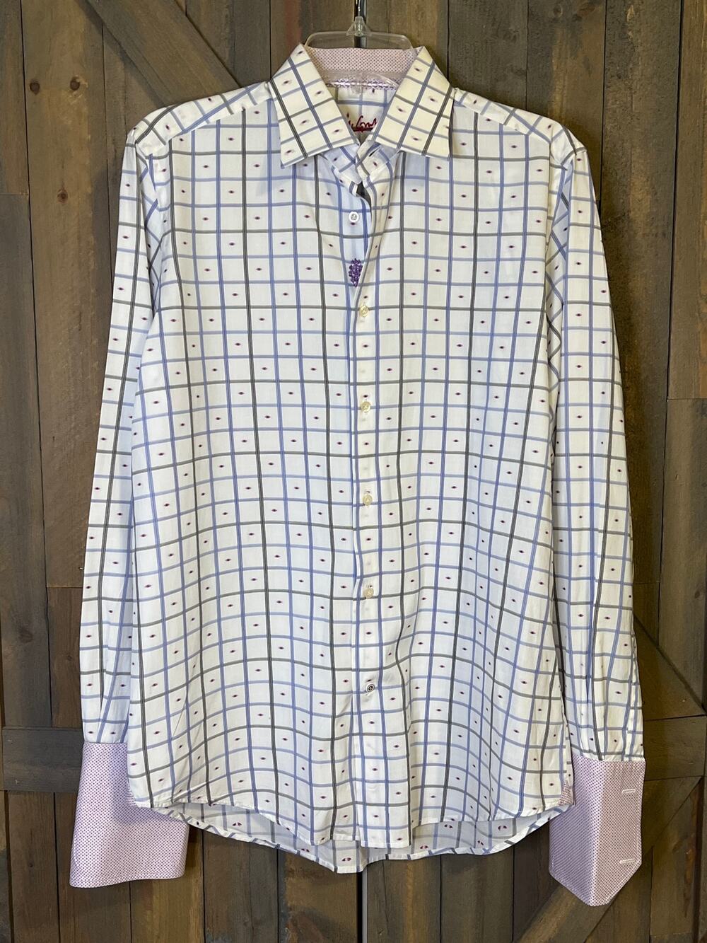 New without Tags Robert Graham Mens Flip Cuff Shirt